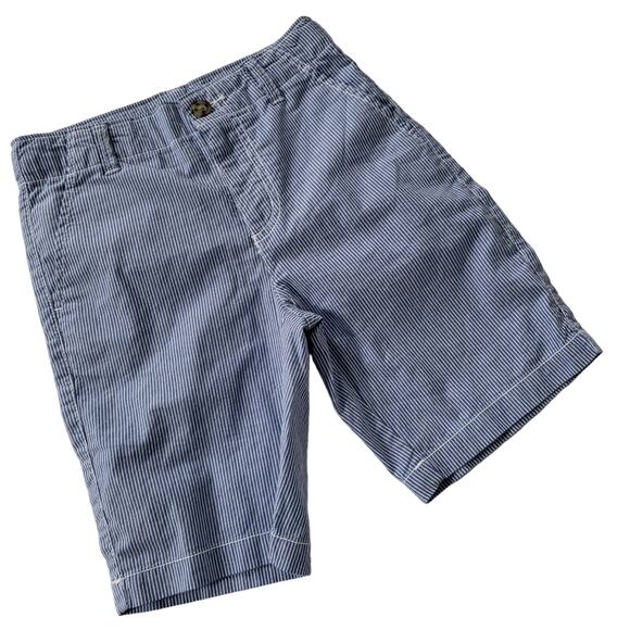 New 7 Gymboree pinstripe shorts flat front - Picture 1 of 3